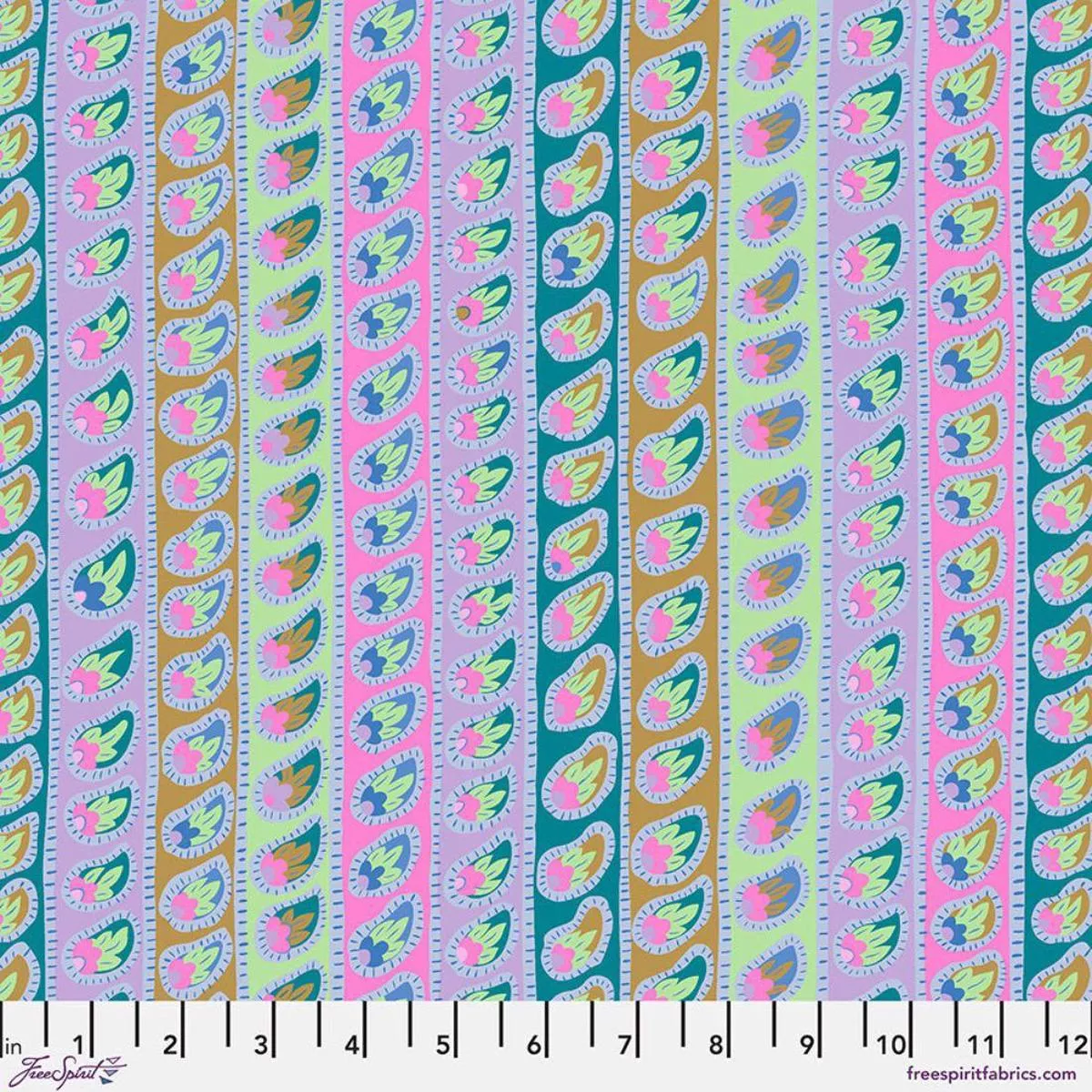 paisley-stripe-lavender-by-kaffe-fassett Paisley Stripe Lavender by Kaffe Fassett