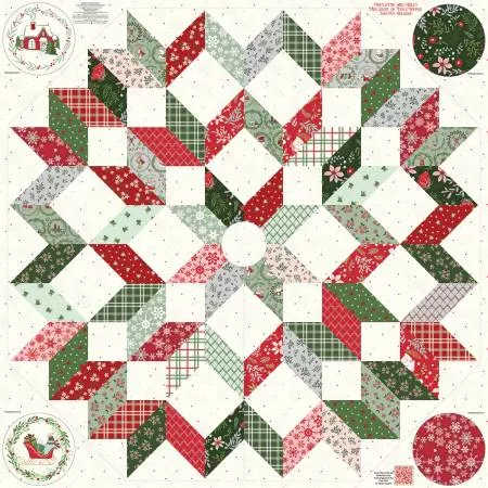 Panel 522 Tree Skirt & Pot Holder Panel 54"X54"