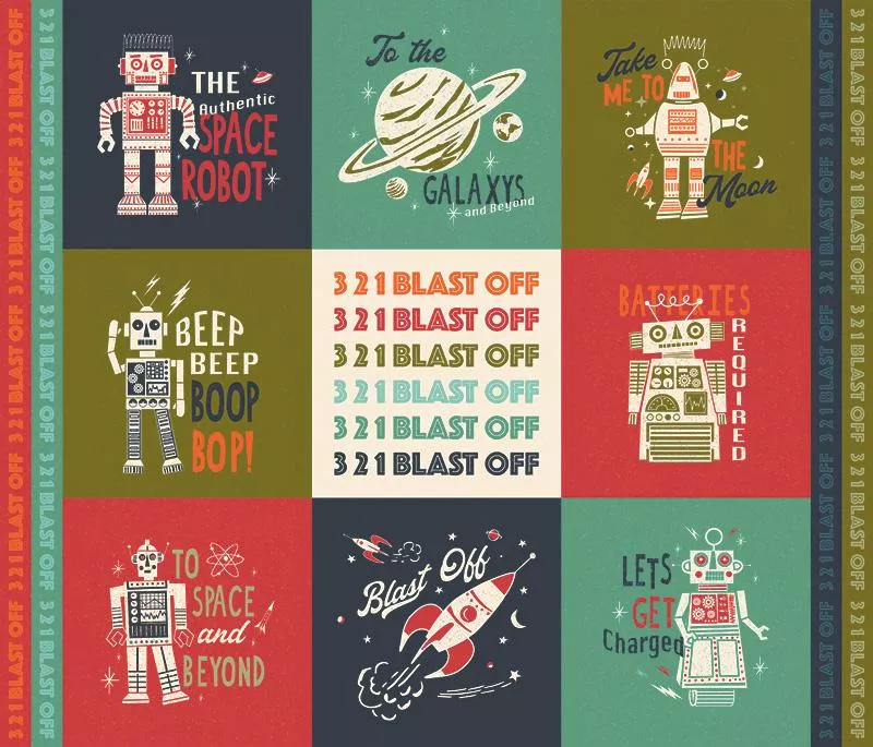Panel 525 || 321 Blast Off Panel Multi 20956 11