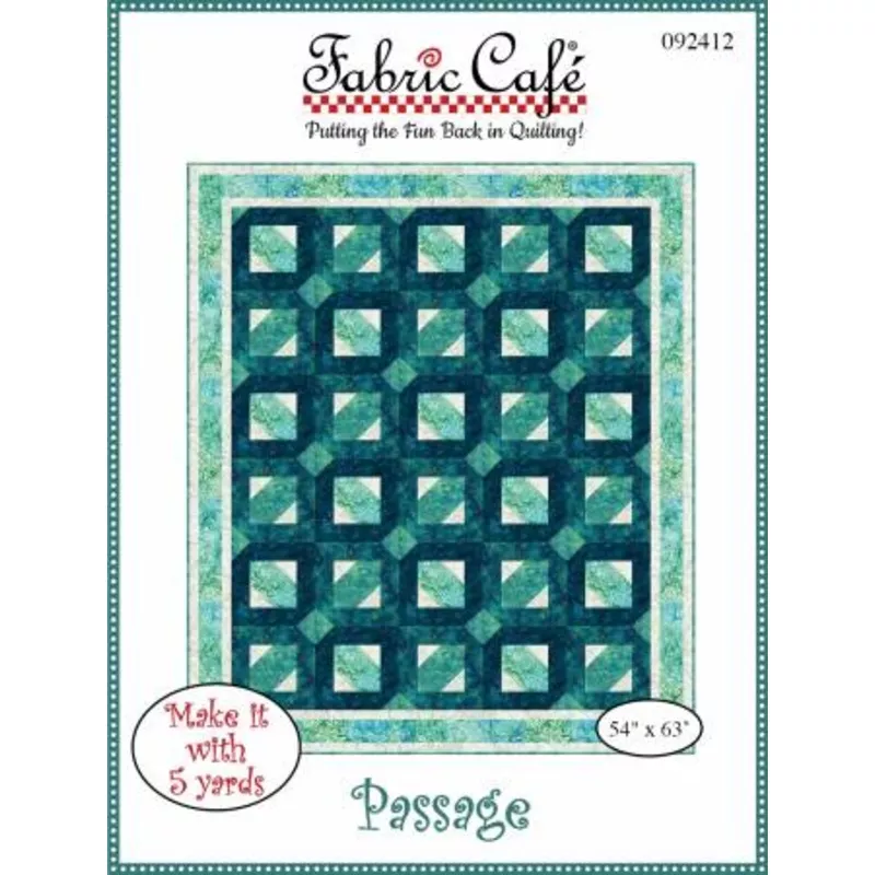 passage-5-yard-quilt-pattern-fc092412-from-fabric-cafe Passage 5-Yard Quilt Pattern # FC092412 from Fabric Cafe