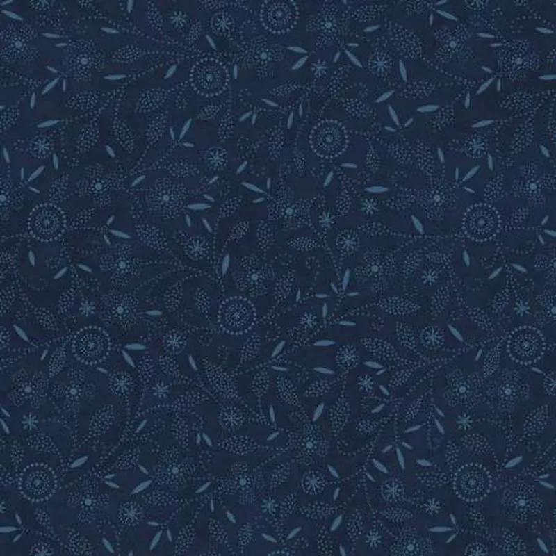 Patchwork Blue Blue Packed Floral 10936-B