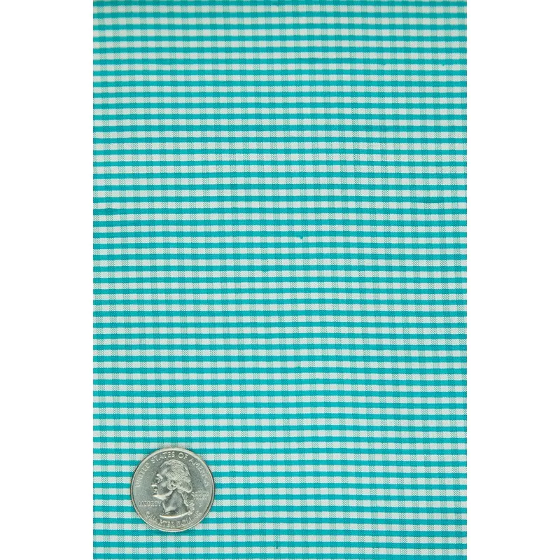 peacock-blue-gingham-shantung-605-fabric Peacock Blue Gingham Shantung 605 Fabric