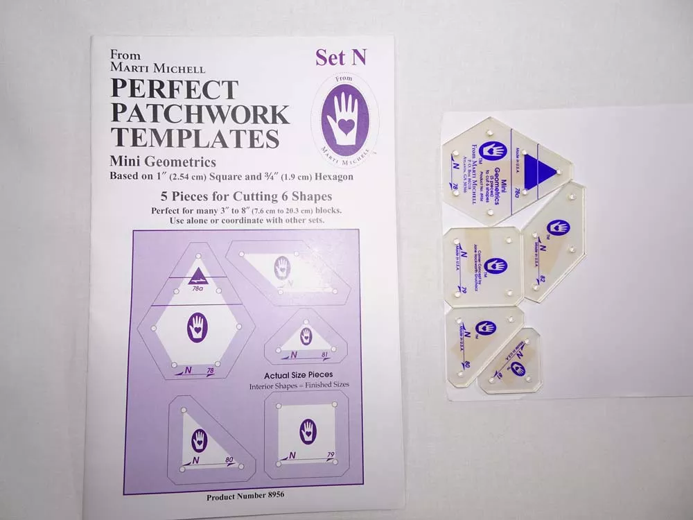 perfect-patchwork-templates-from-marti-michell-set-n Perfect Patchwork Templates from Marti Michell – Set N