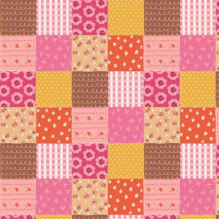 Pink Patterned Patchwork
