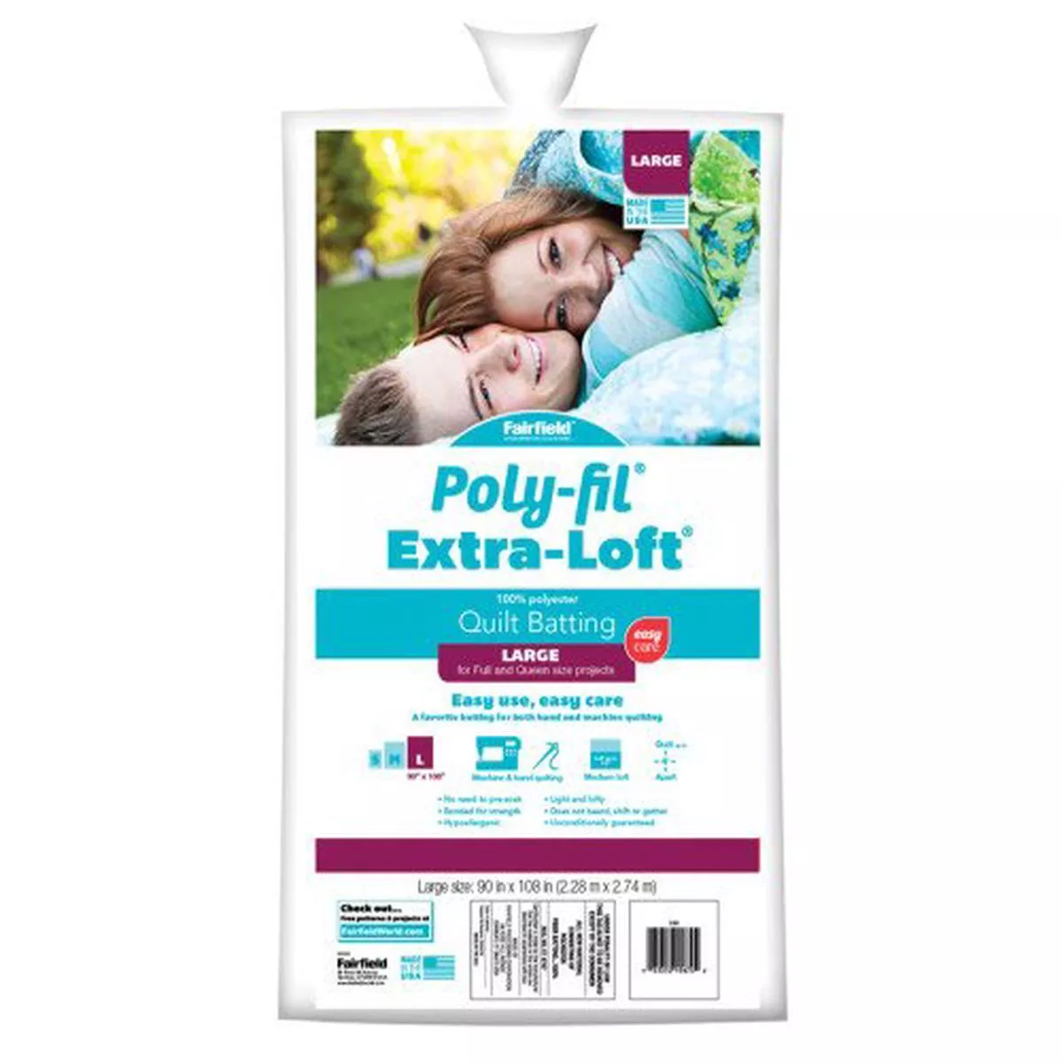 Poly-Fil Extra Loft Large Quilt Batting