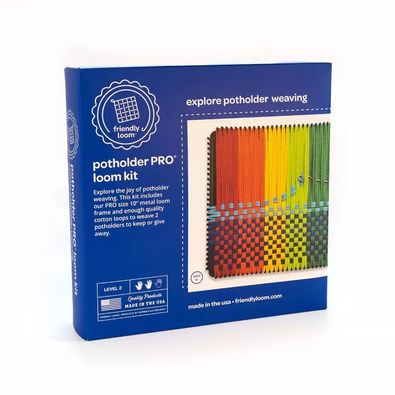 potholder-pro-loom-kit-friendly-loom Potholder PRO Loom Kit (Friendly Loom)
