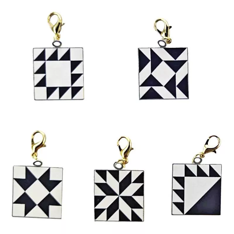 Pouch Club Enamel Zip Pulls Set of 5