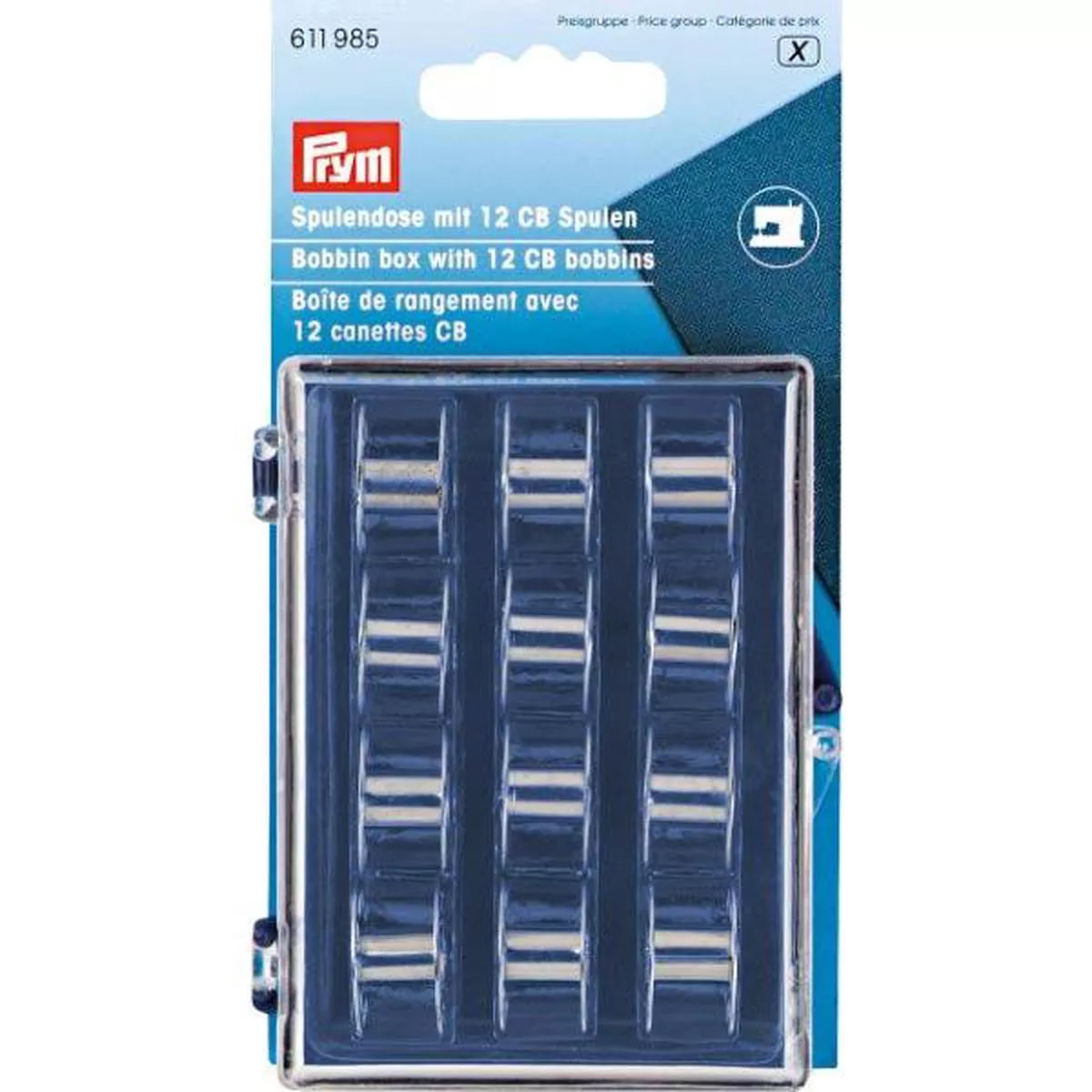 prym-bobbin-box-with-12-cb-bobbins Prym Bobbin Box with 12 CB Bobbins