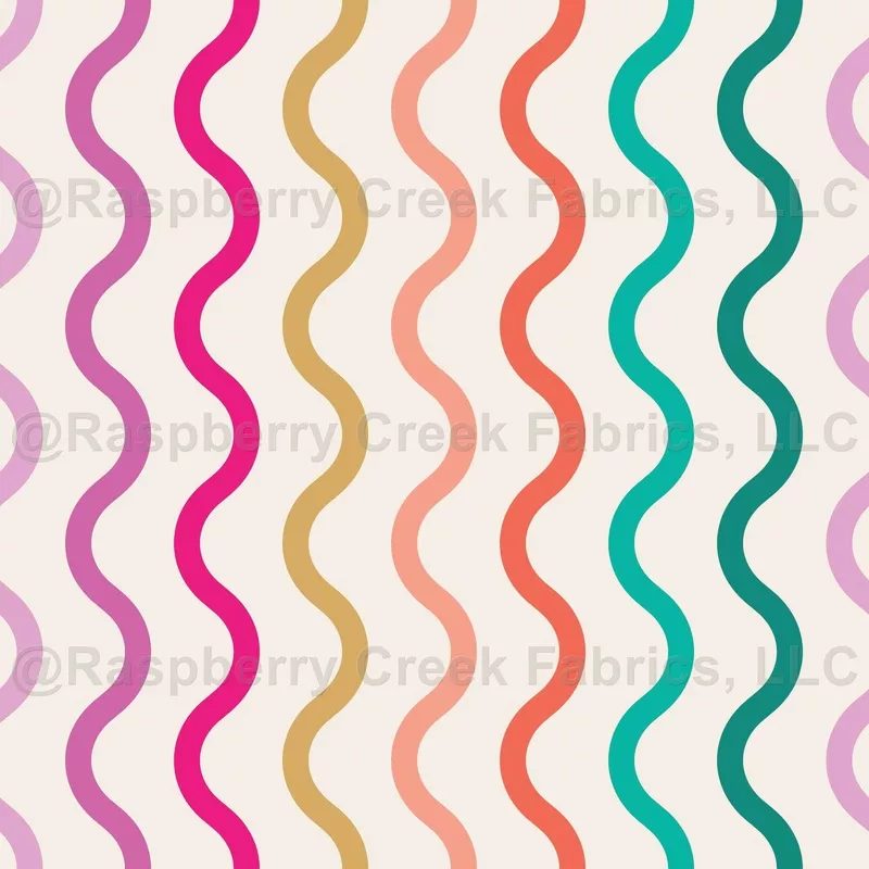 Purple Brights Squiggle on Buff