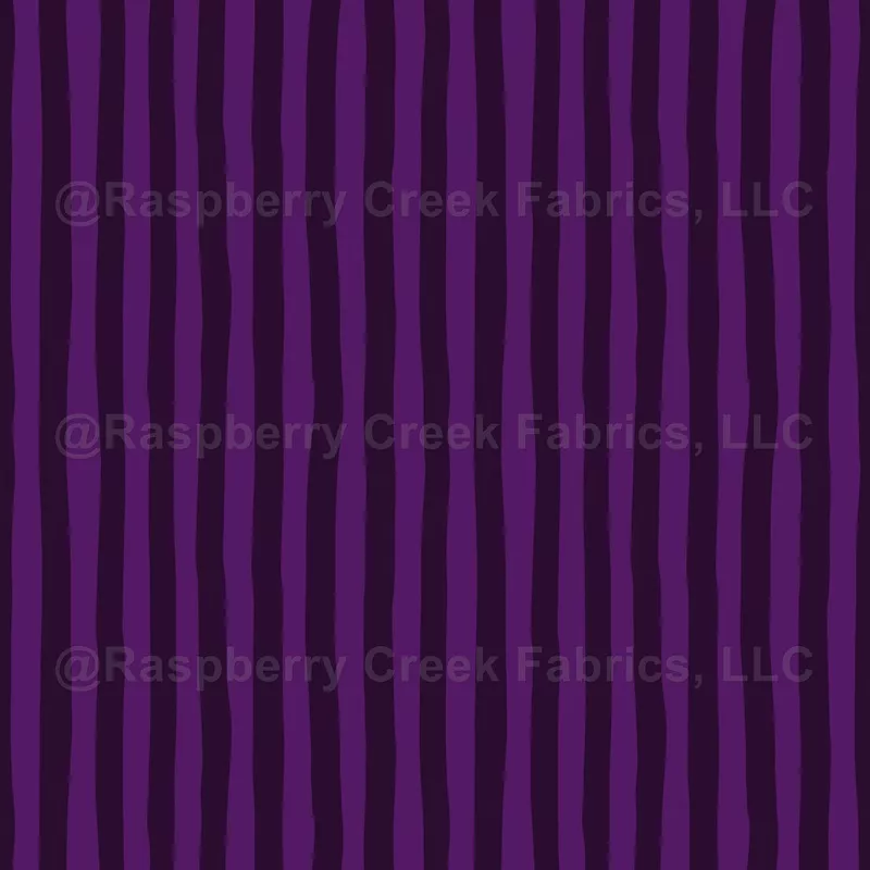Purple & Dark Purple Wonky Stripes