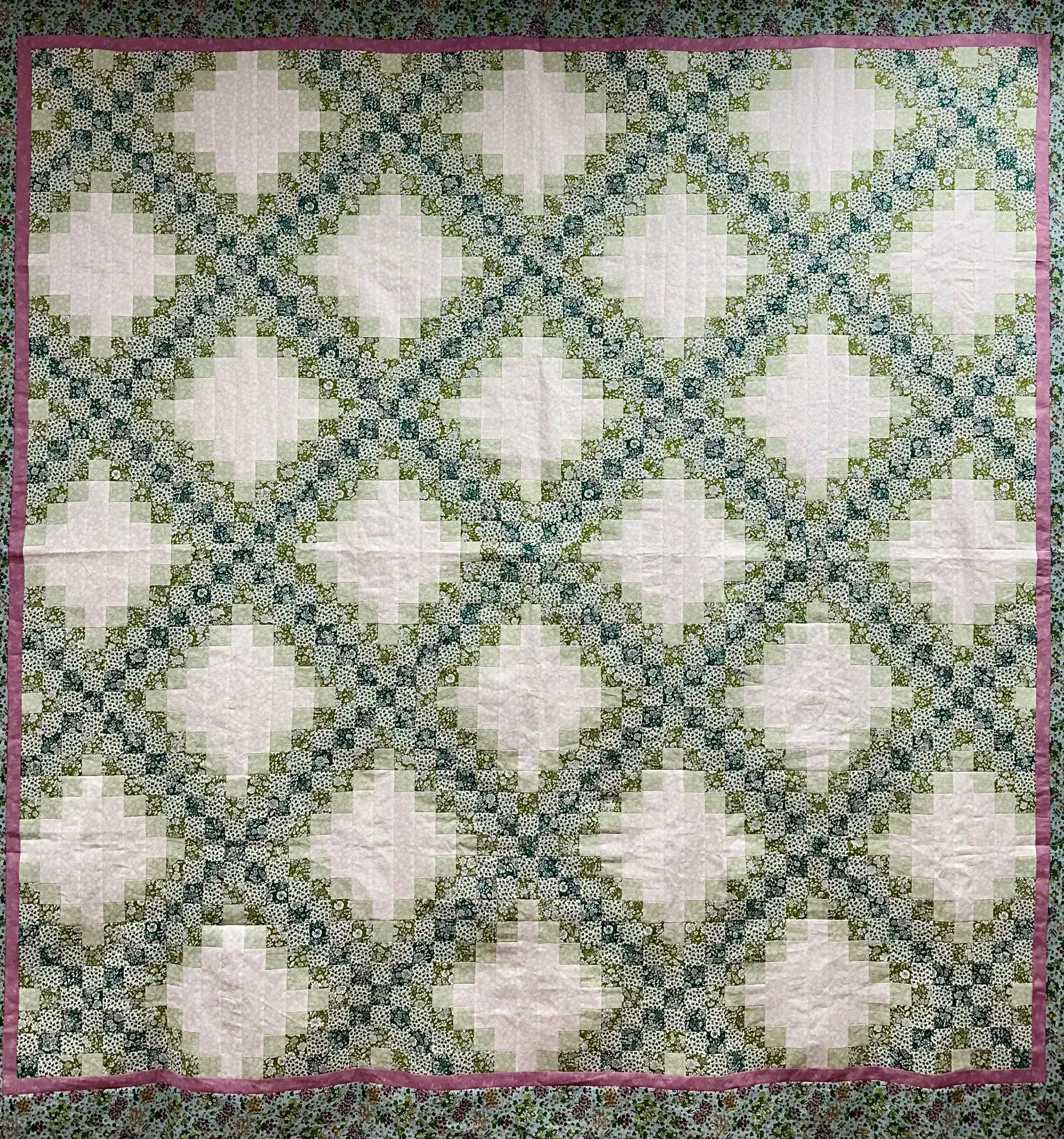 quadruple-irish-chain-quilt-kit-featuring-liberty-quilt-cottons Quadruple Irish Chain Quilt Kit Featuring Liberty Quilt Cottons