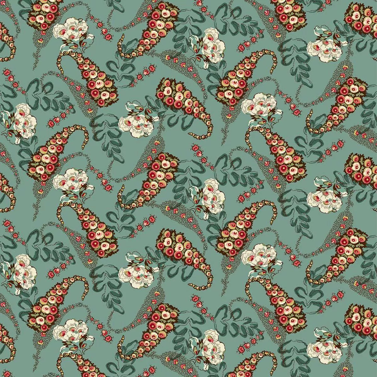 quirky-paisley-medium-teal-by-michelle-yeo Quirky Paisley Medium Teal by Michelle Yeo