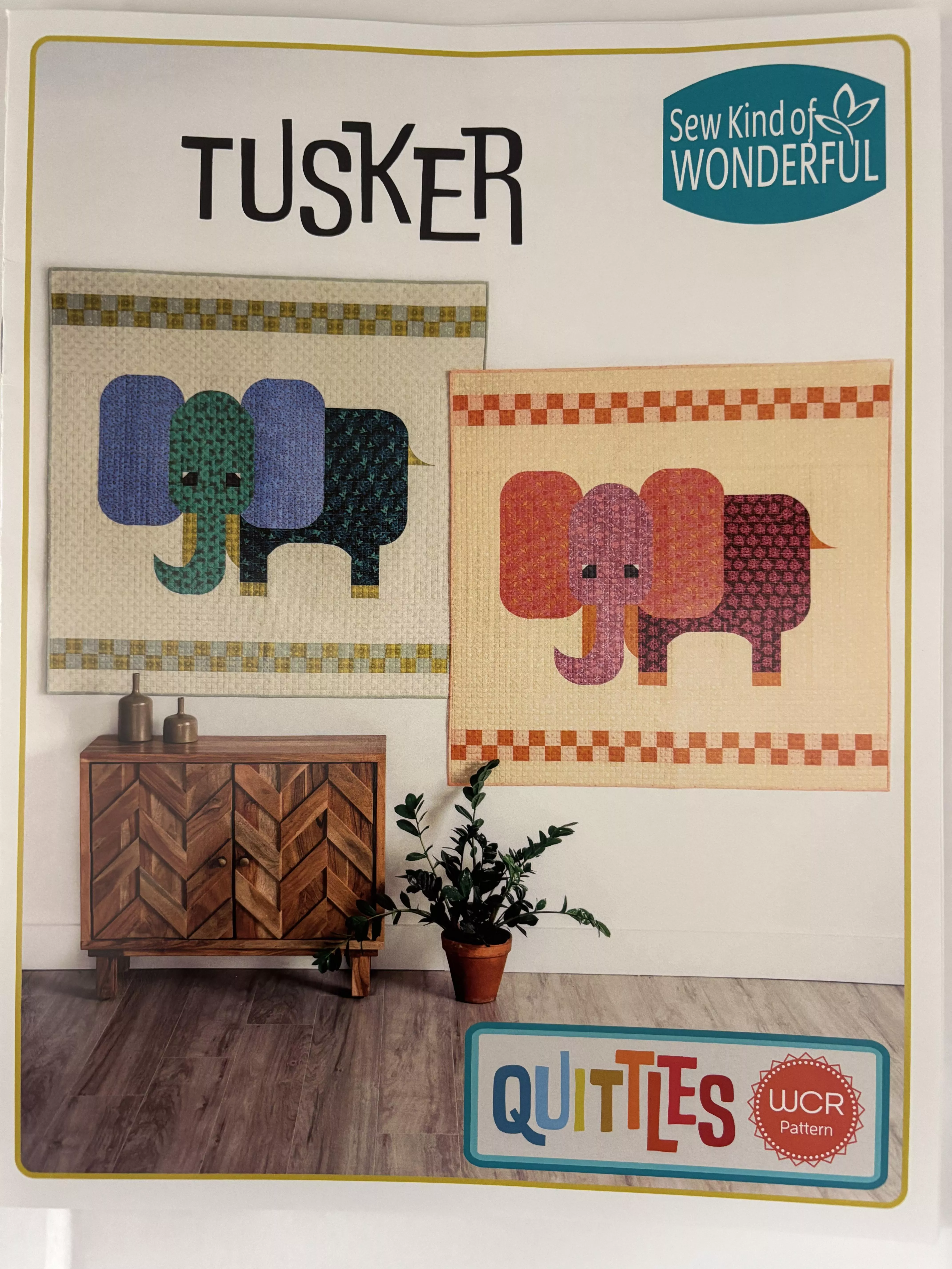 Quittles Tusker Quilt Pattern