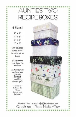 recipe-boxes-pattern Recipe Boxes Pattern