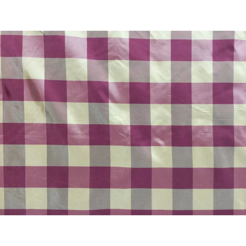 red-gold-check-silk-taffeta-fabric Red & Gold Check – Silk Taffeta Fabric