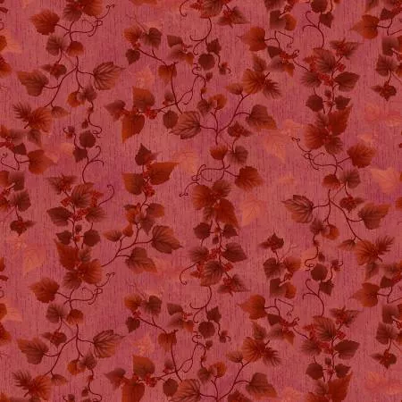 Red Pressed Leaves