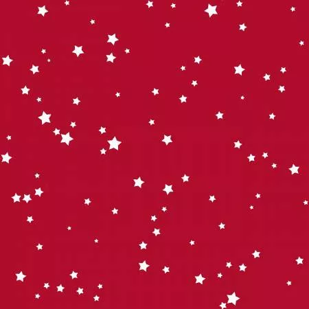 Red/White Tossed Small Stars Patriotic