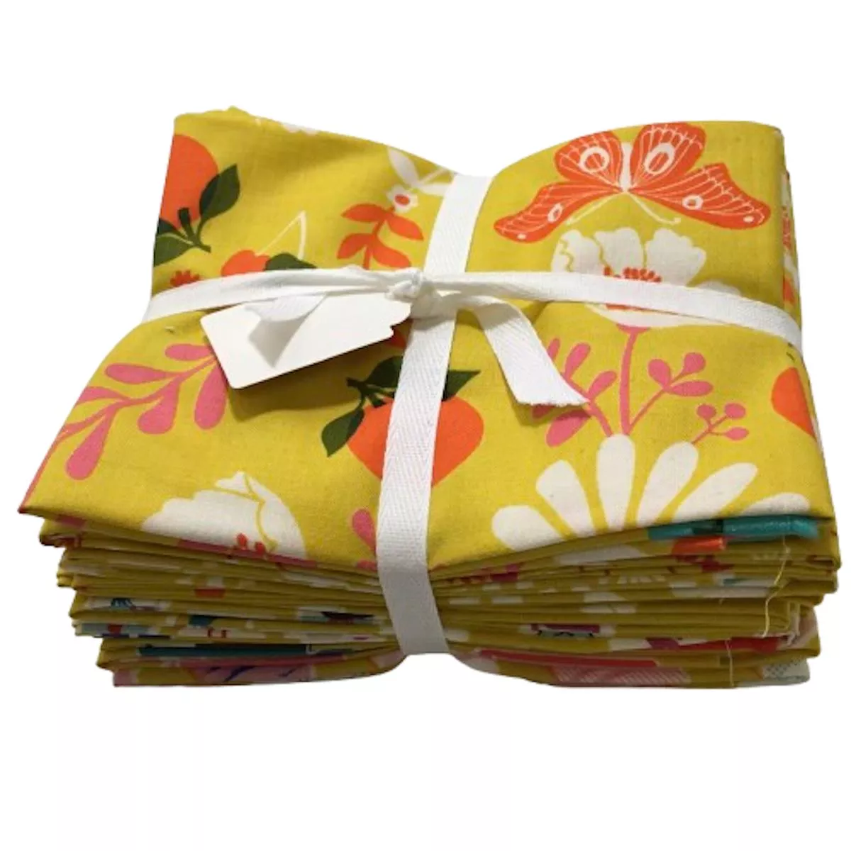ruby-star-yellow-10-fq-bundle-by-valley-fabrics Ruby Star Yellow (10 ) FQ Bundle by Valley Fabrics