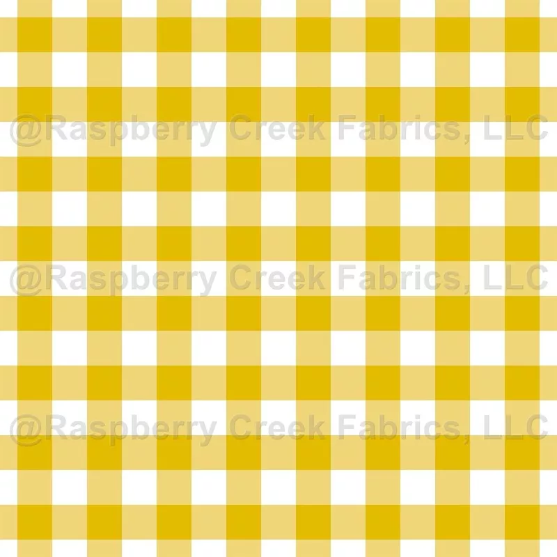 Saffron Yellow Simple Plaid – small