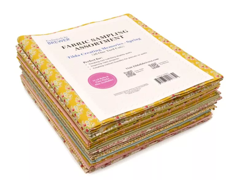 Sampling Assortment - 16 1 Yard cuts Creating Memories Spring by Tilda