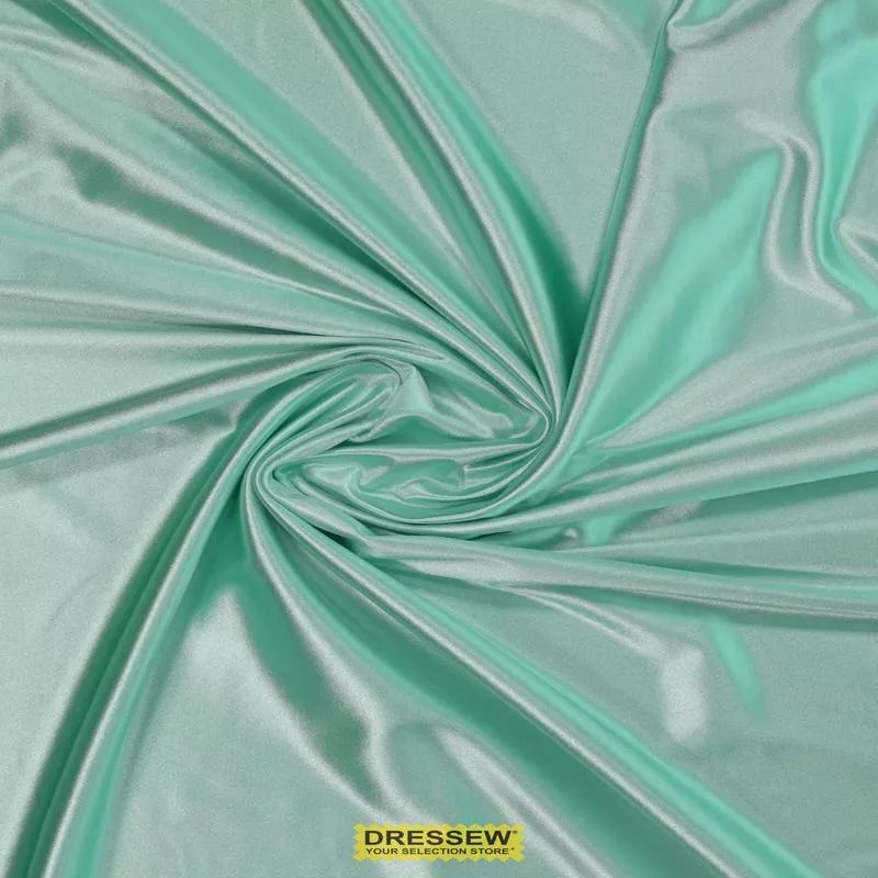Satin Spandex Aqua