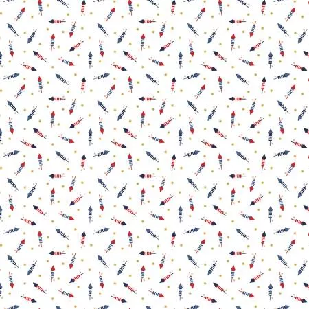 Seasonal Basics Pop Boom Bang White