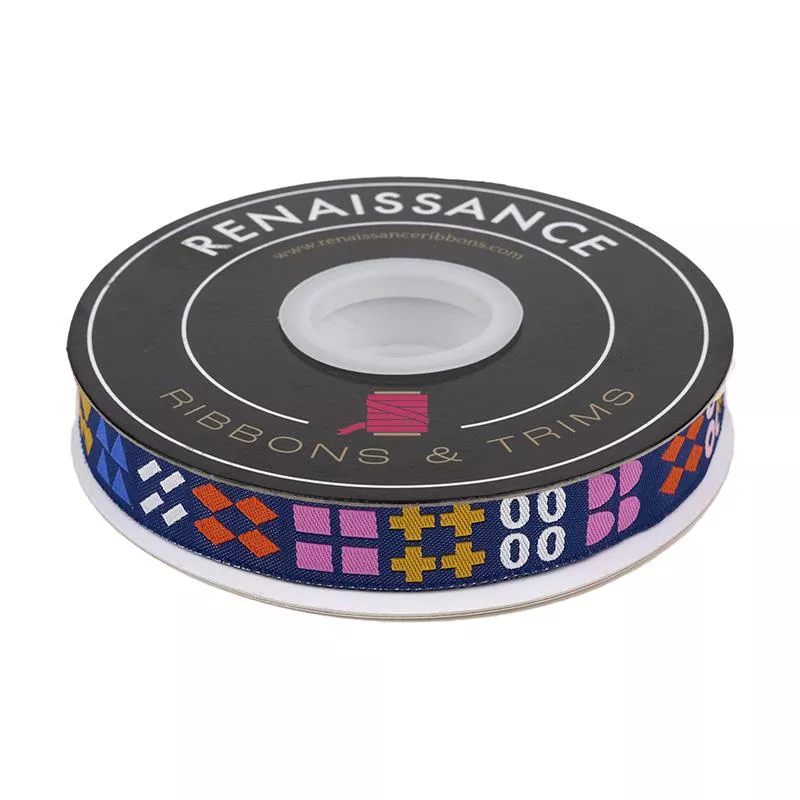 Shapely In Navy by Rashida Coleman Hale 5/8 Inch RCH-103