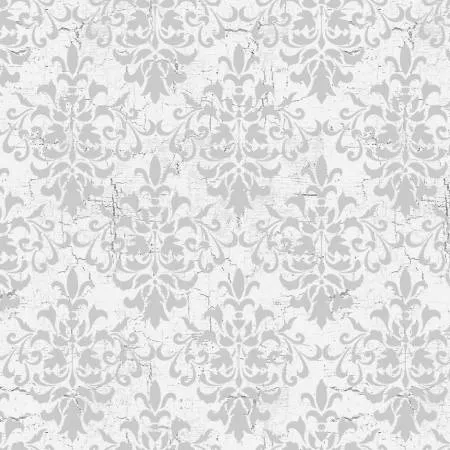 Silent Night - Silver Damask - BQ4702-90 by Blank Quilting