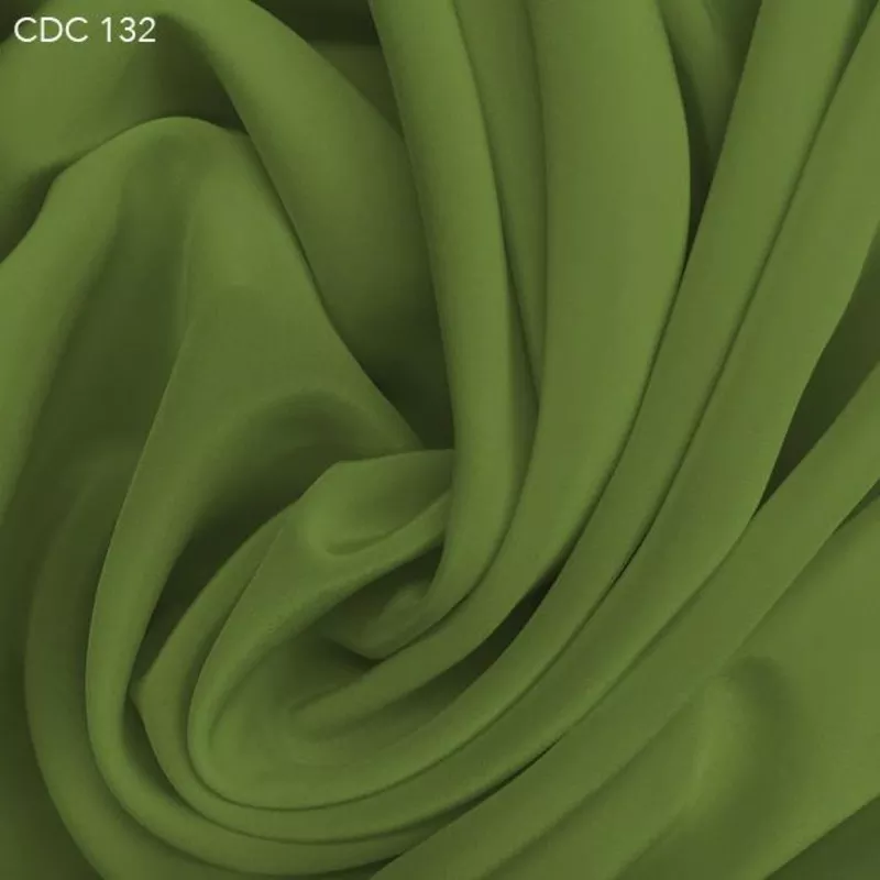 Silk Crepe de Chine – Pickle Green
