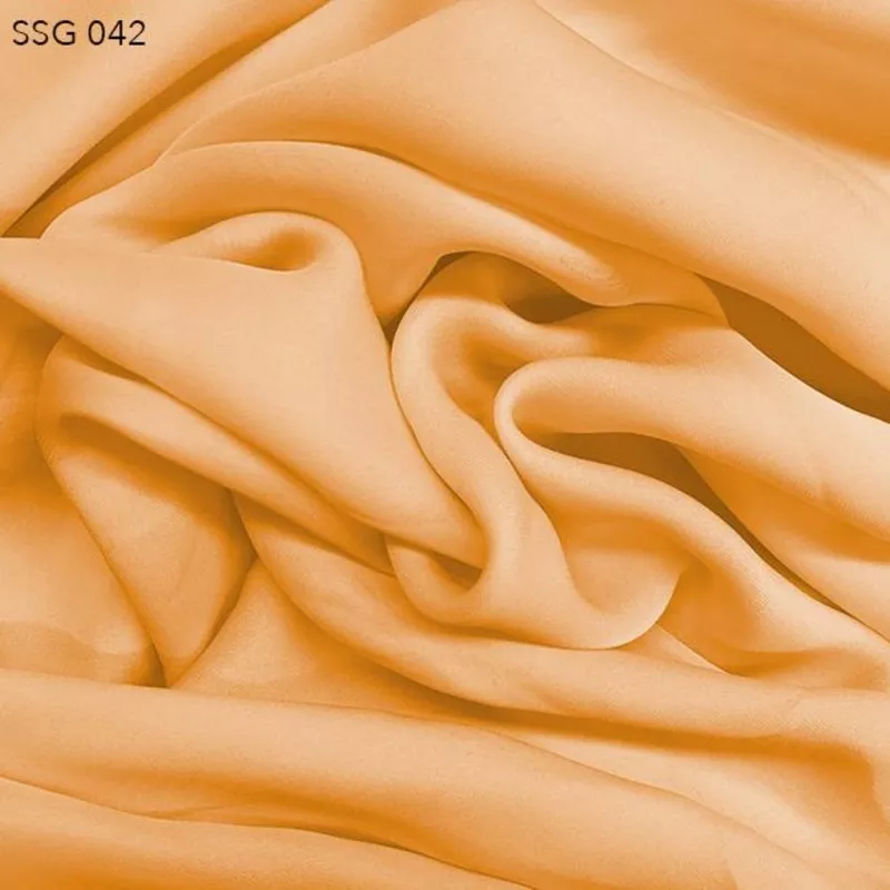 Silk Georgette – Tangerine