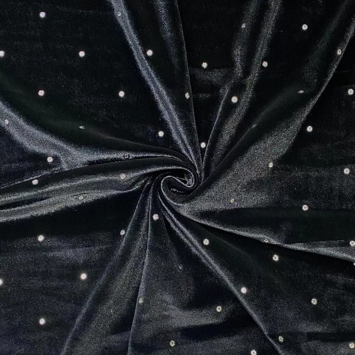 silver-studded-black-velvet-fabric Silver Studded Black Velvet Fabric