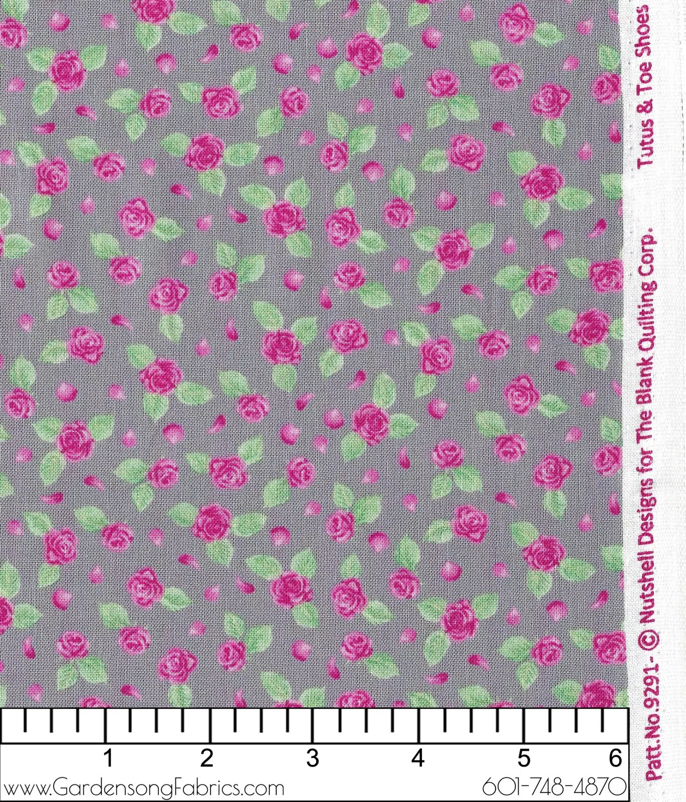 small-roses-grayblank-quilting-9291-93 Small Roses GrayBlank Quilting 9291-93