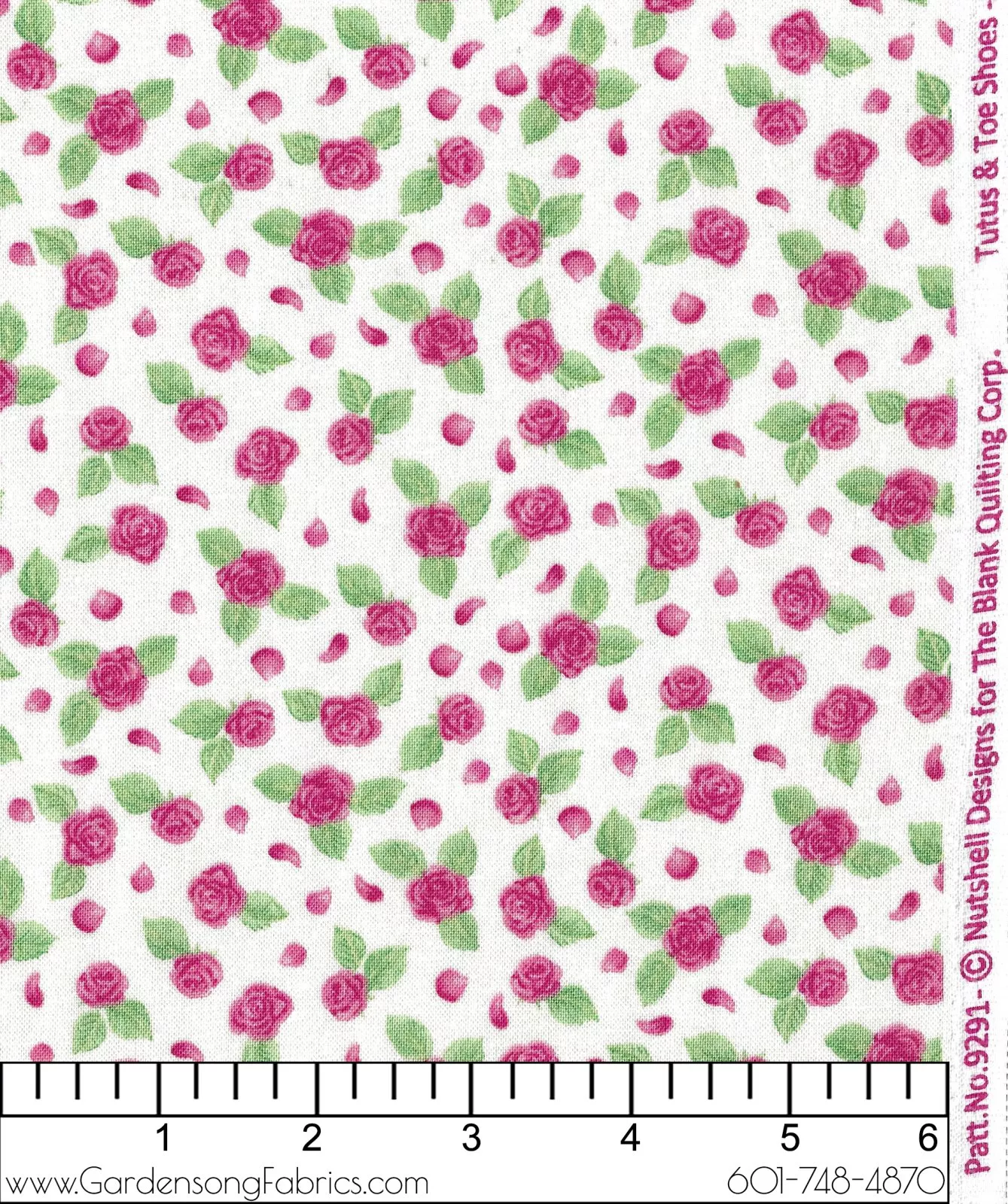 small-roses-whiteblank-quilting-9291-01 Small Roses WhiteBlank Quilting 9291-01