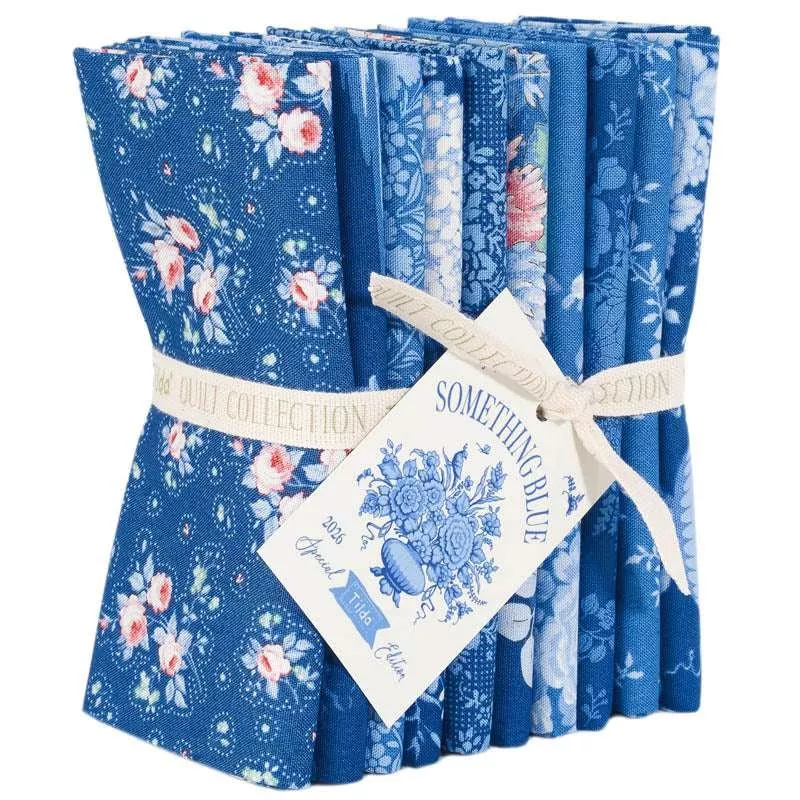 Something Blue Fat Quarter Bundle 10 Fab 21x 19 Dk
