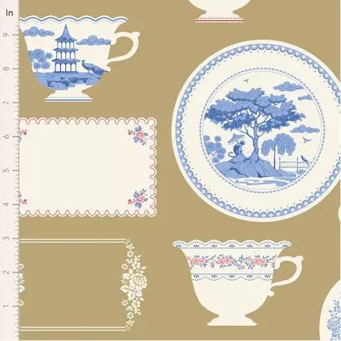 Something Blue- Labels and Ornaments Ochre