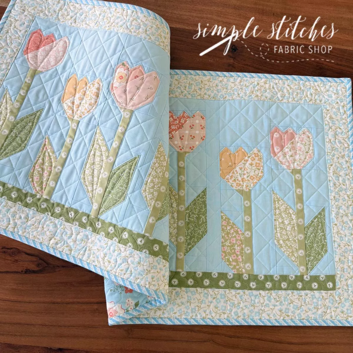 spring-tulip-runner-finishing-pdf-pattern Spring Tulip Runner FINISHING PDF Pattern