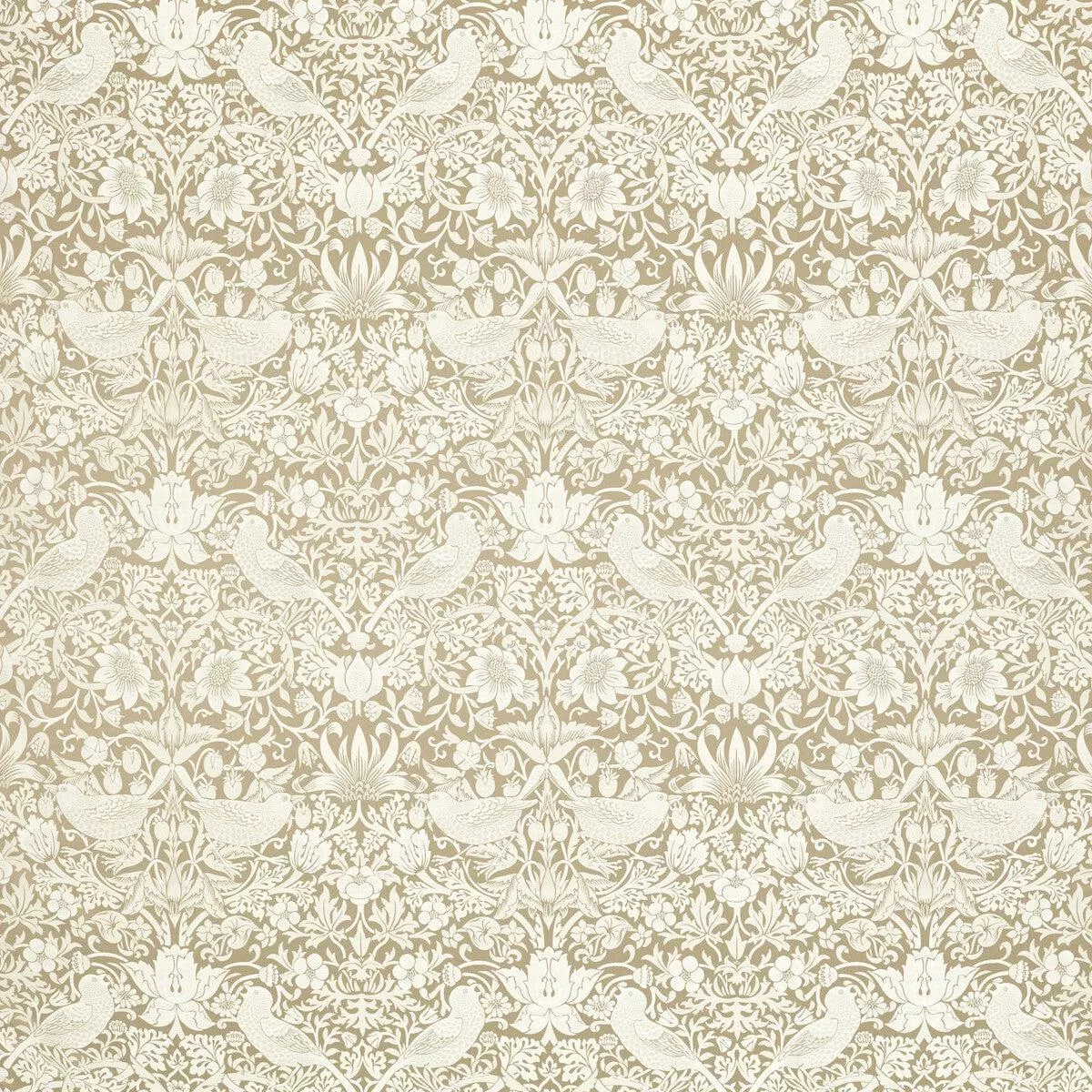 strawberry-thief-jacquard-linen-fabric Strawberry Thief Jacquard Linen Fabric