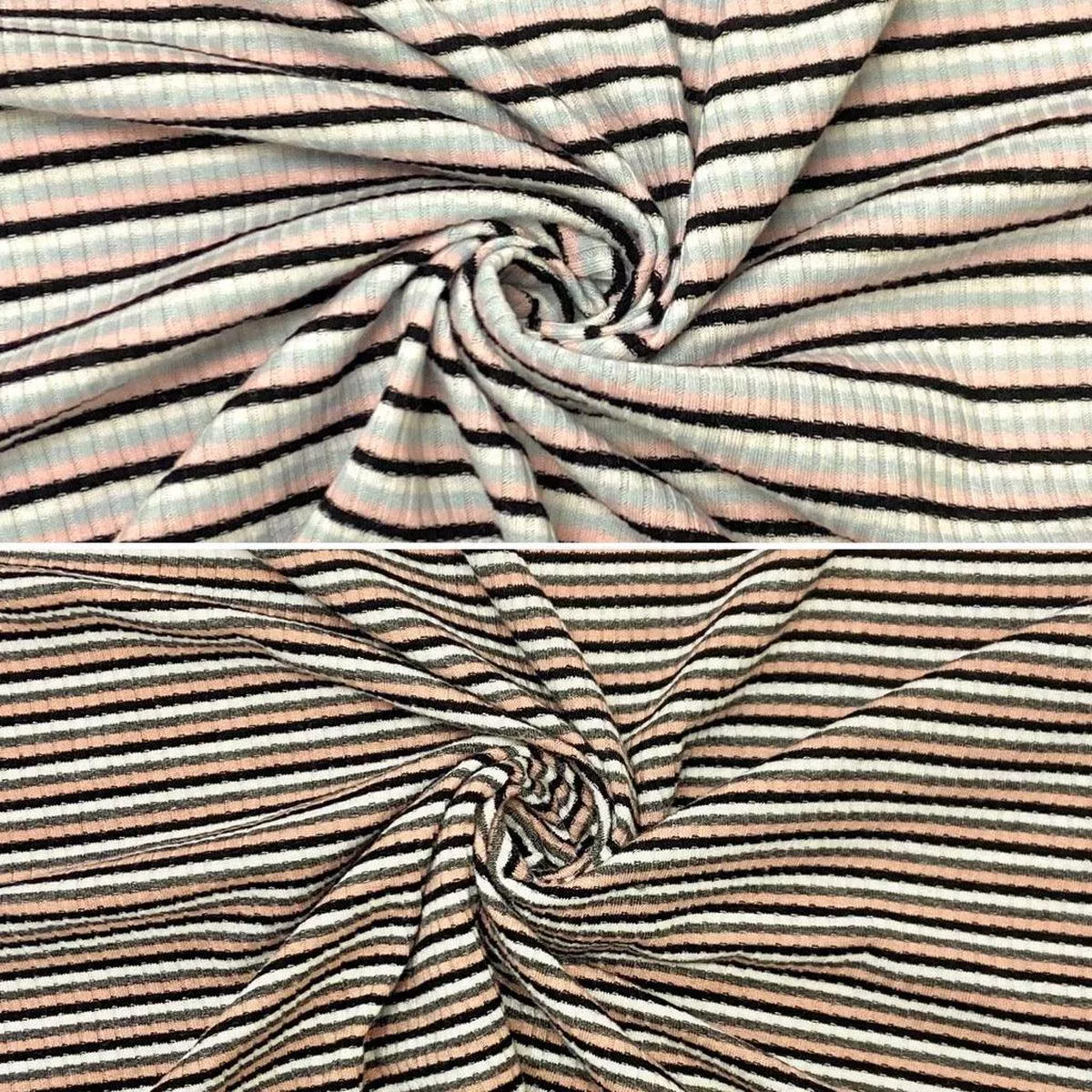 striped-ribbed-jersey-fabric Striped Ribbed Jersey Fabric