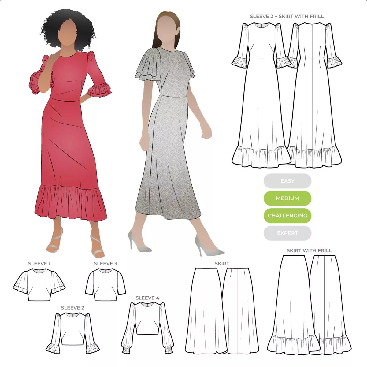 style-arc-queenie-woven-pack-size-18-30 Style Arc – Queenie Woven Pack – Size 18-30