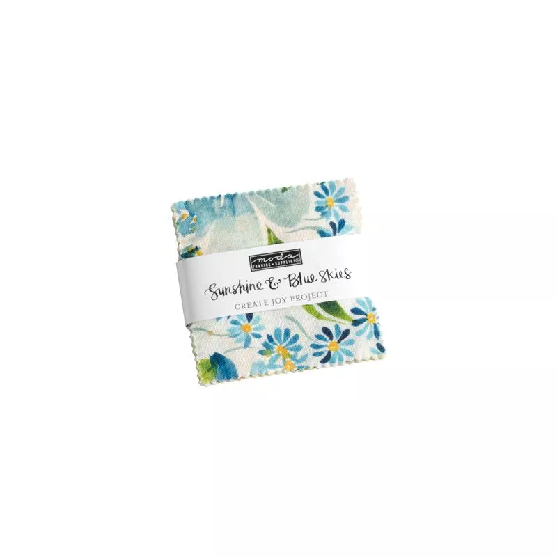 Sunshine Blue Skies Mini Charm 39820MC Moda Precuts#1