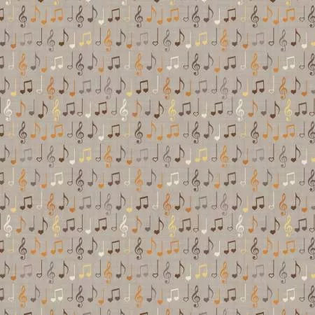 Taupe Musical Notes