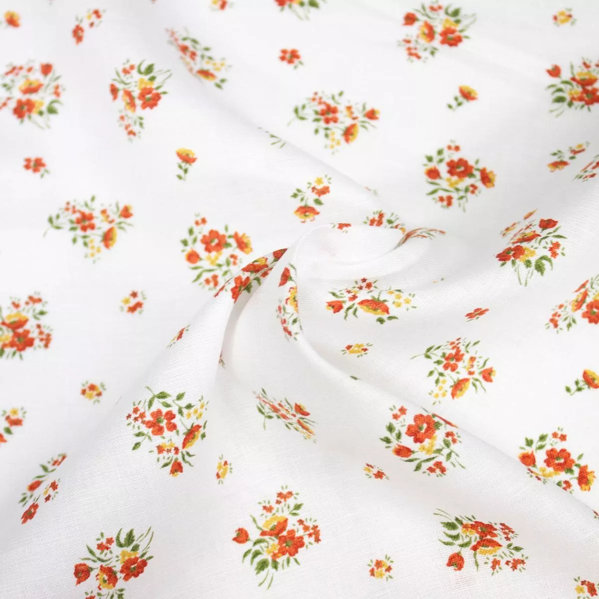 temir-white-floral-linen-fabric Temir White Floral Linen Fabric