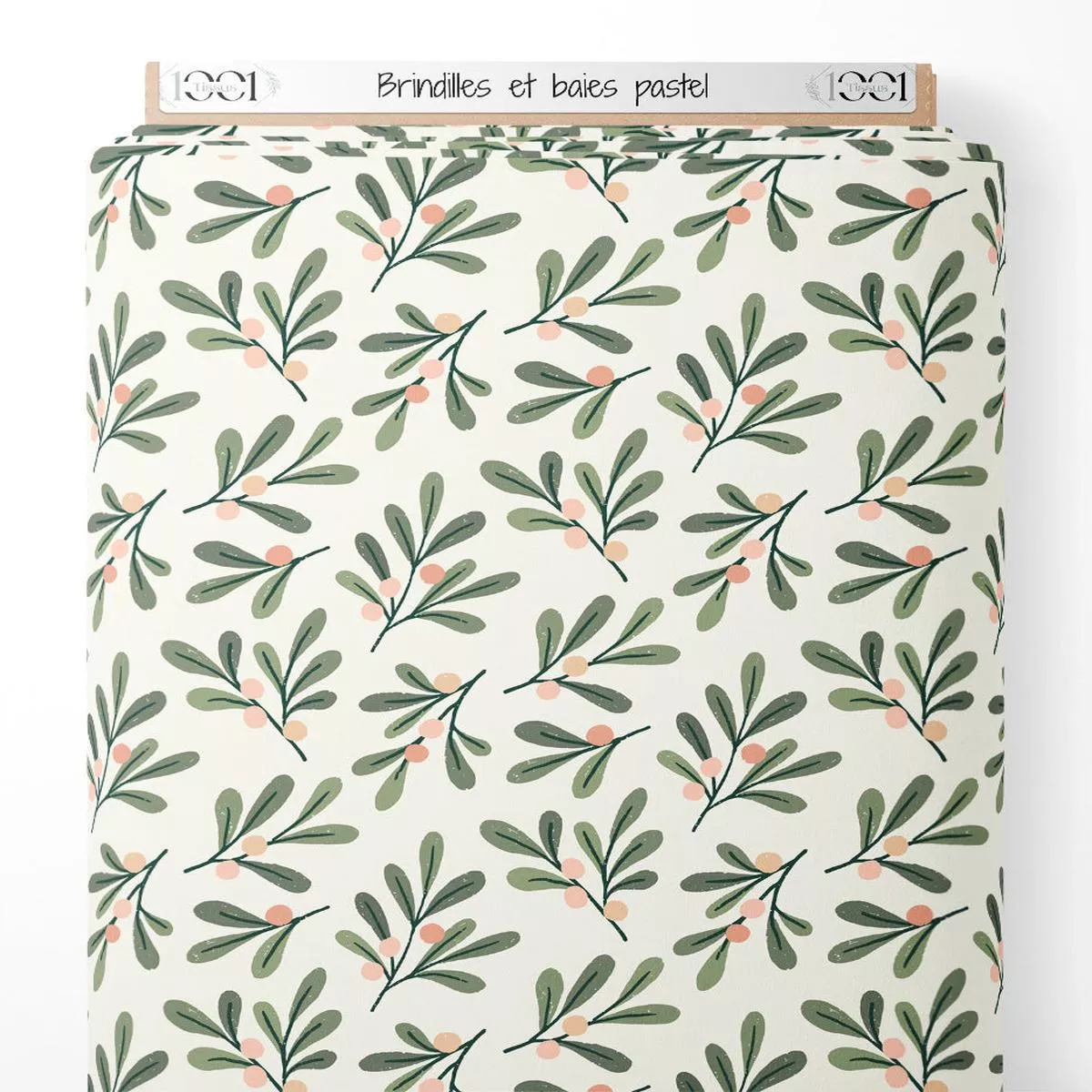 tissu-brindilles-et-baies-pastel Tissu – Brindilles et baies pastel