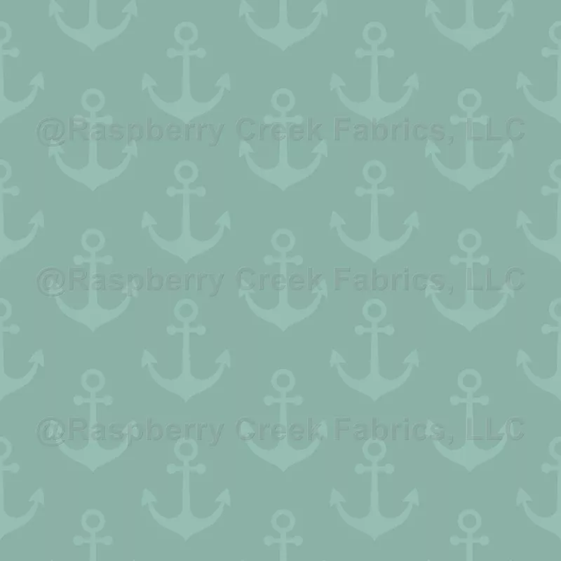 Tonal Anchors on Light Gray Turquoise