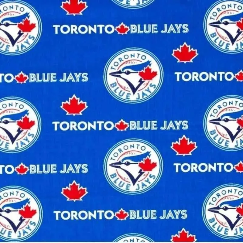 toronto-blue-jays-mlb-cotton-fabric Toronto Blue Jays MLB Cotton Fabric