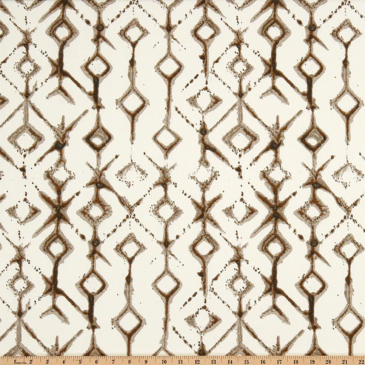 tribal-caramel-macon-fabric-by-premier-prints Tribal Caramel Macon Fabric By Premier Prints