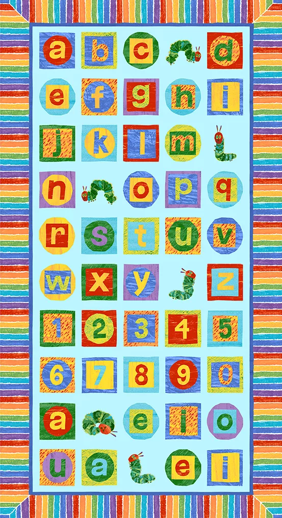 The Very Hungry Caterpillar ‘Alphabet’ Panel