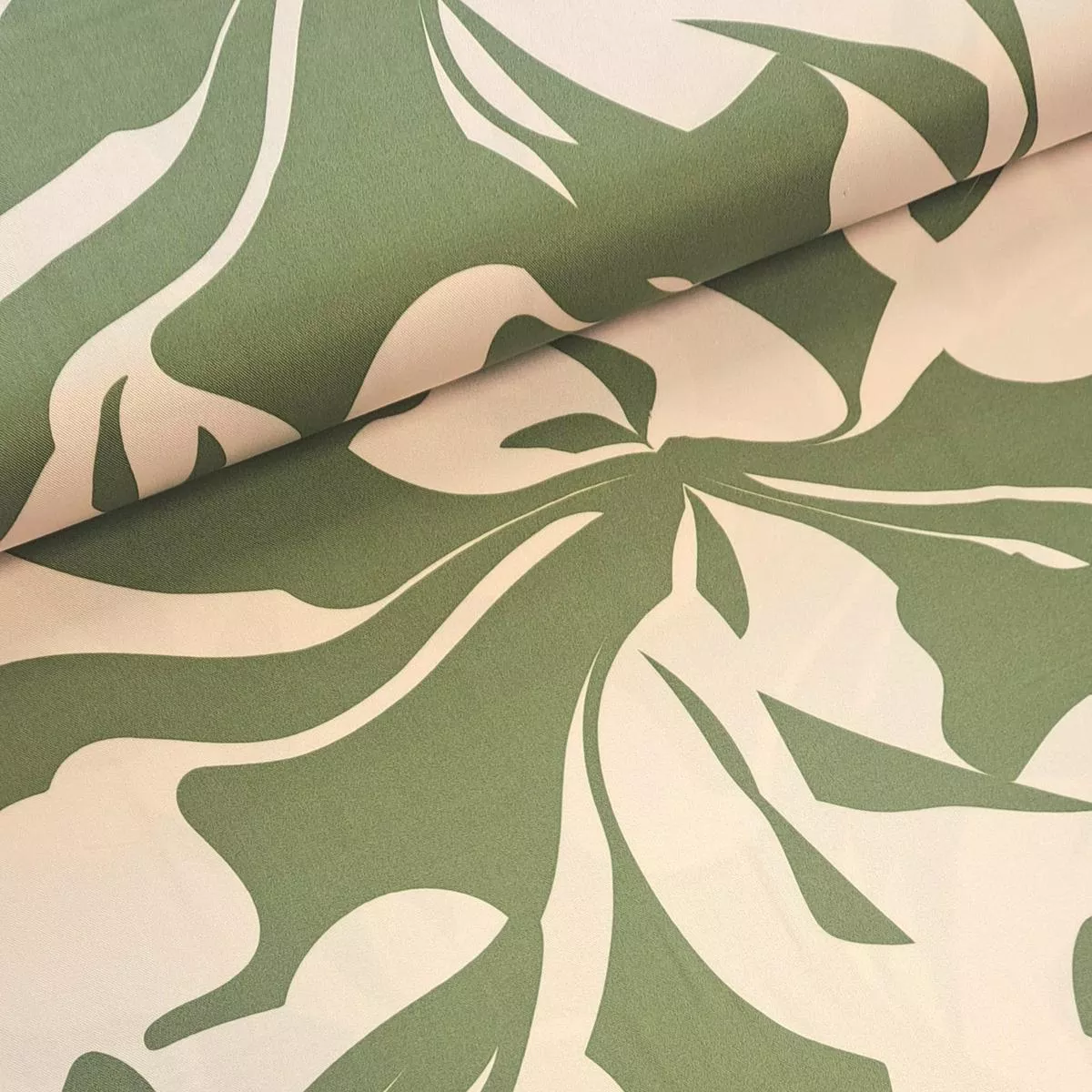 viscose-twill-green-cream-leaf-by-light-lush Viscose Twill – Green/Cream Leaf by Light & Lush