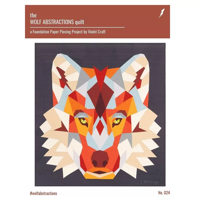 wolf-abstractions-quilt-pattern-by-violet-craft Wolf Abstractions Quilt Pattern by Violet Craft