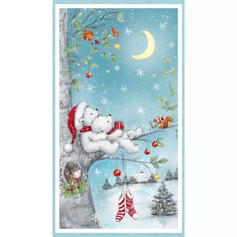 woodland-gifts-panel-by-wilmington-prints Woodland Gifts Panel by Wilmington Prints
